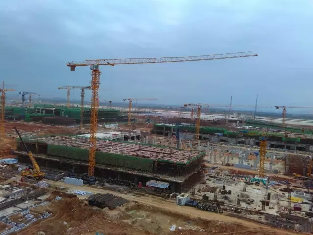 ZTT7527 and ZTT7015Cooperated-builing Tianhe airport in Wuhan